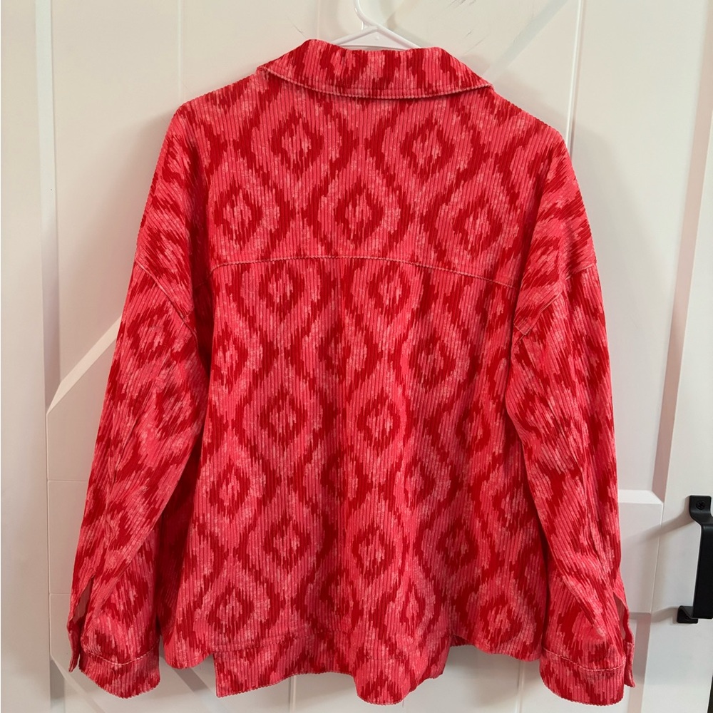 Savanna Jane Fuchsia Ribbed Jacket - Picture 5 of 5